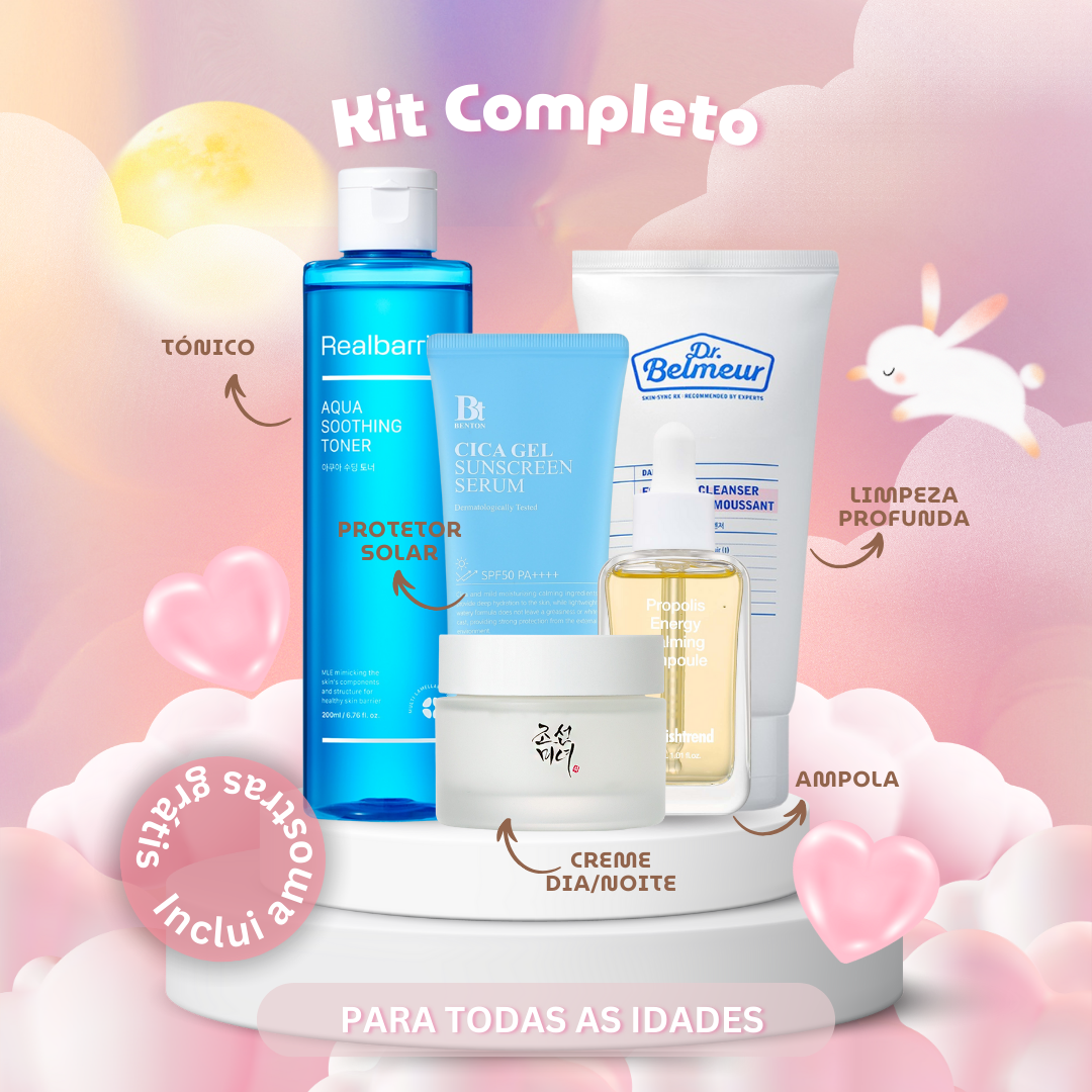 Kit  de tratamento completo para pele sensível