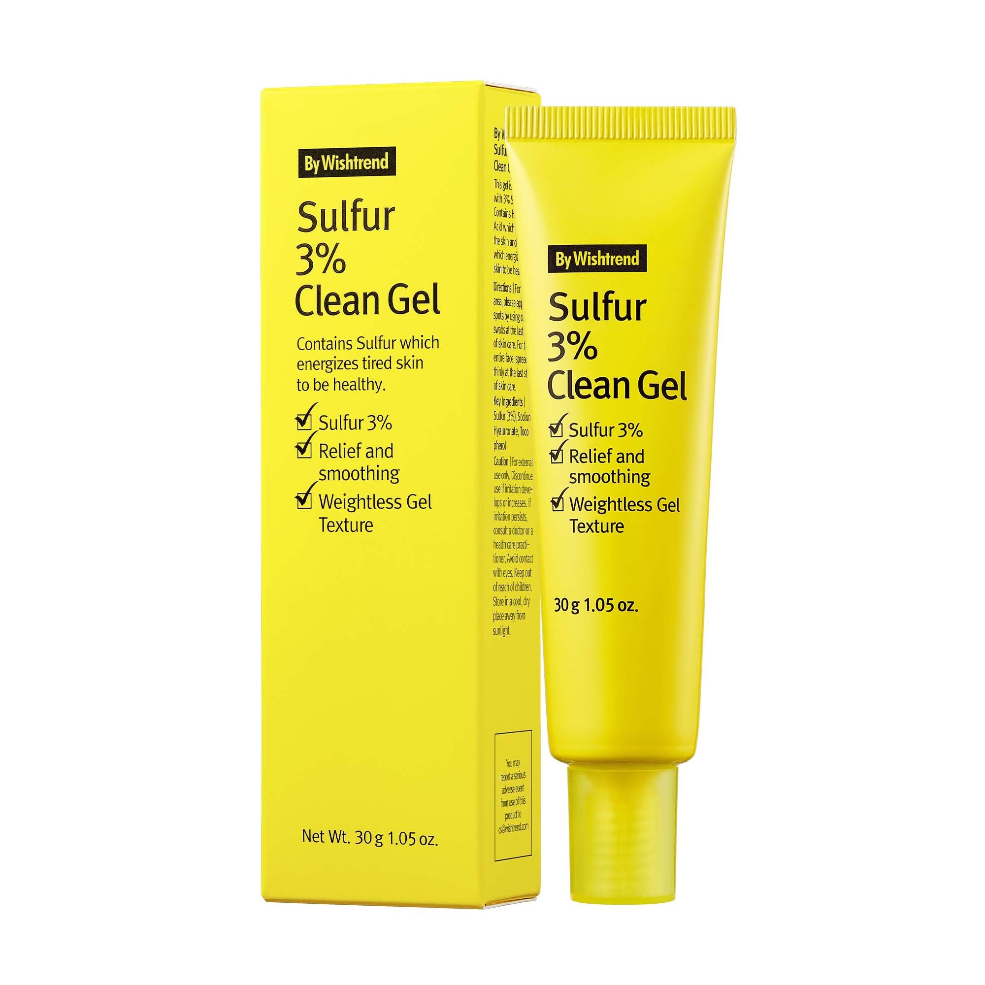 BY WISHTREND SULFUR 3% CLEAN GEL: