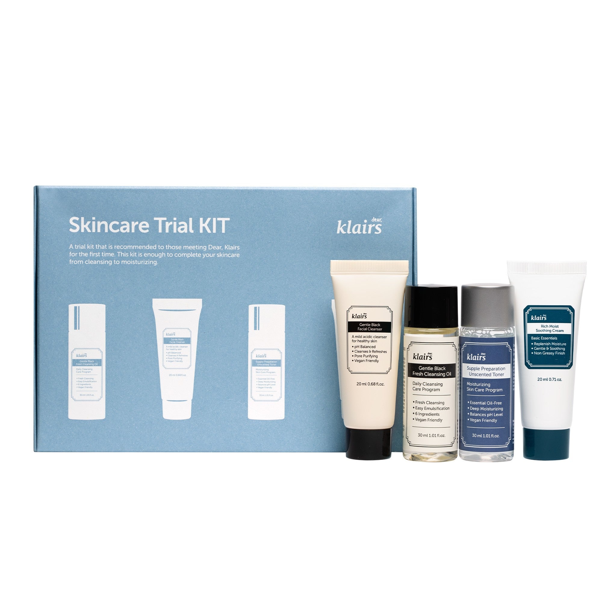 Klairs Skincare Trial Kit