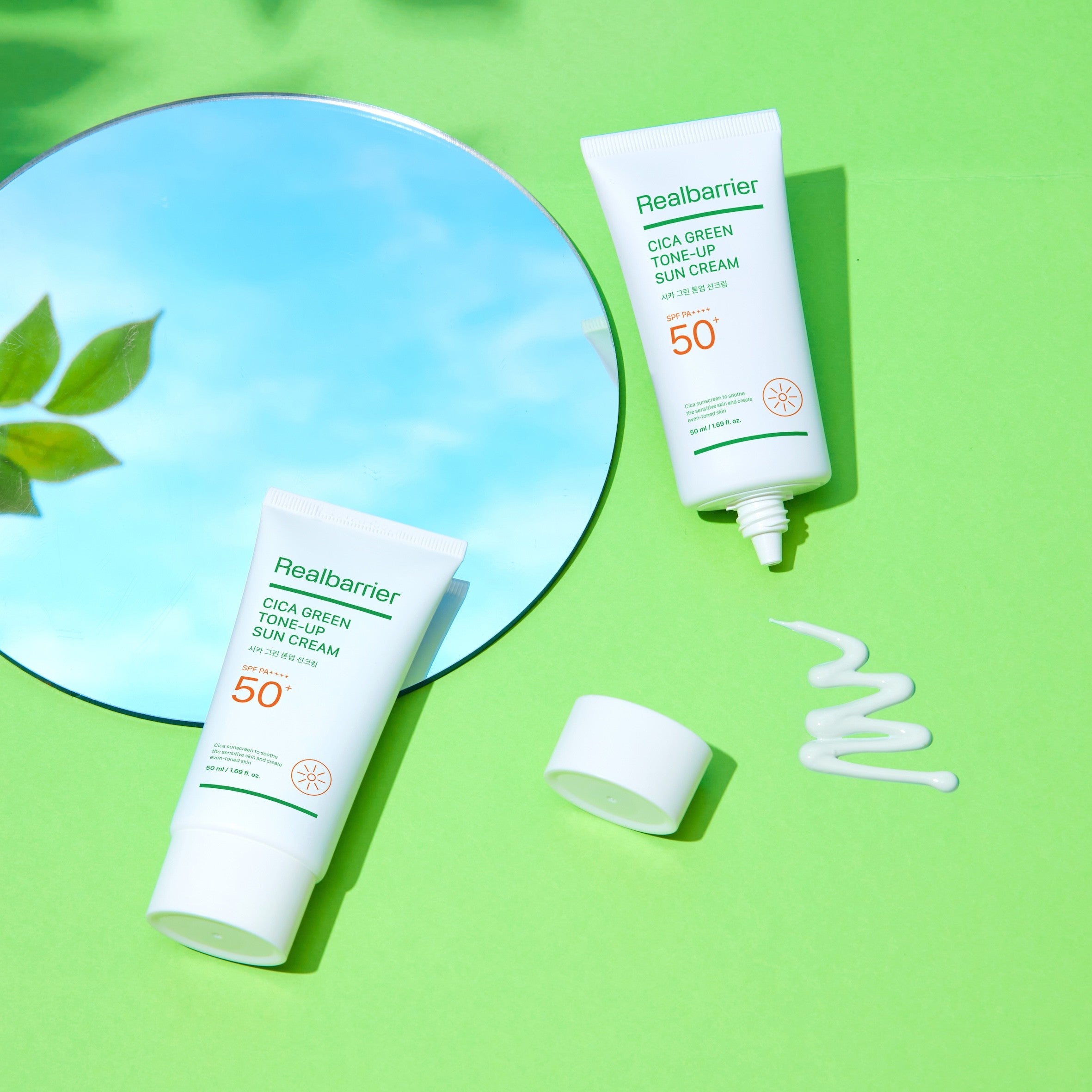 REAL BARRIER CICA GREEN TONE-UP SUN CREAM