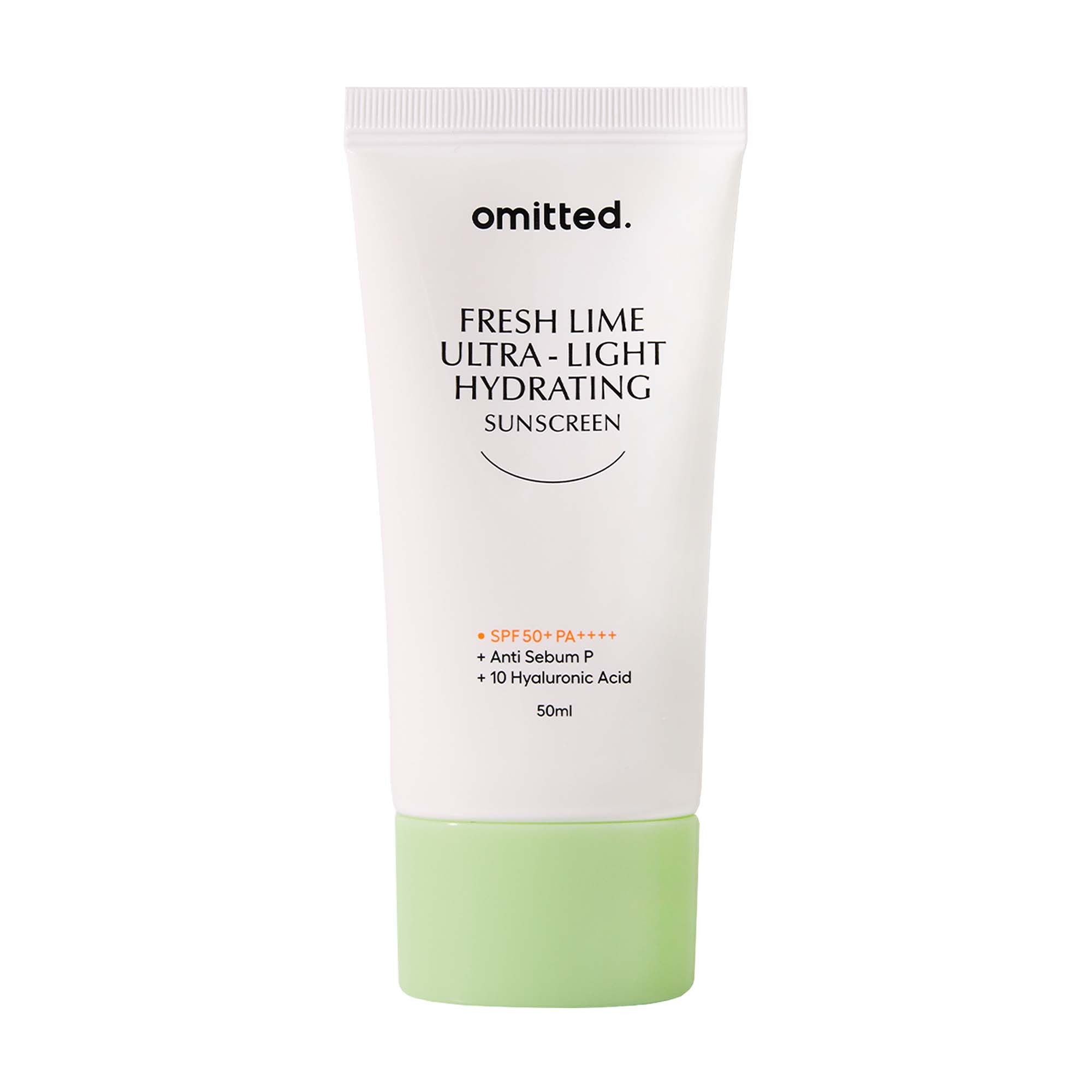 OMITTED FRESH LIME ULTRA LIGHT & HYDRATING SUNSCREEN