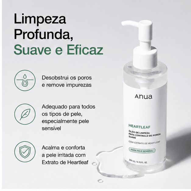Anua - Heartleaf Pore Control Cleansing Oil Mild - San Ha Co