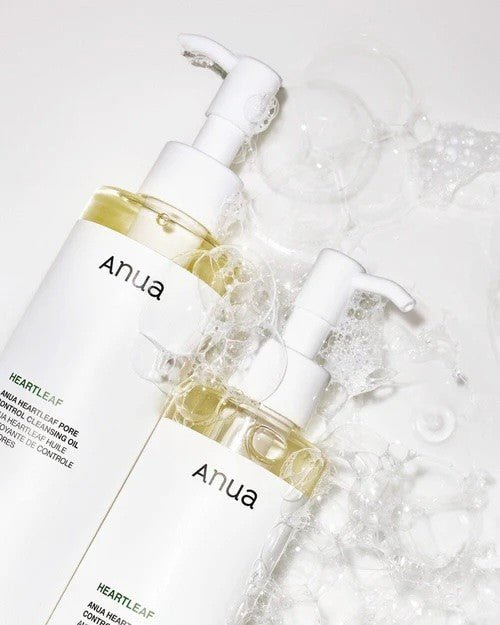 Anua - Heartleaf Pore Control Cleansing Oil – Purifying Makeup - Removing Oil | Soothes & Unclogs Pores - San Ha Co
