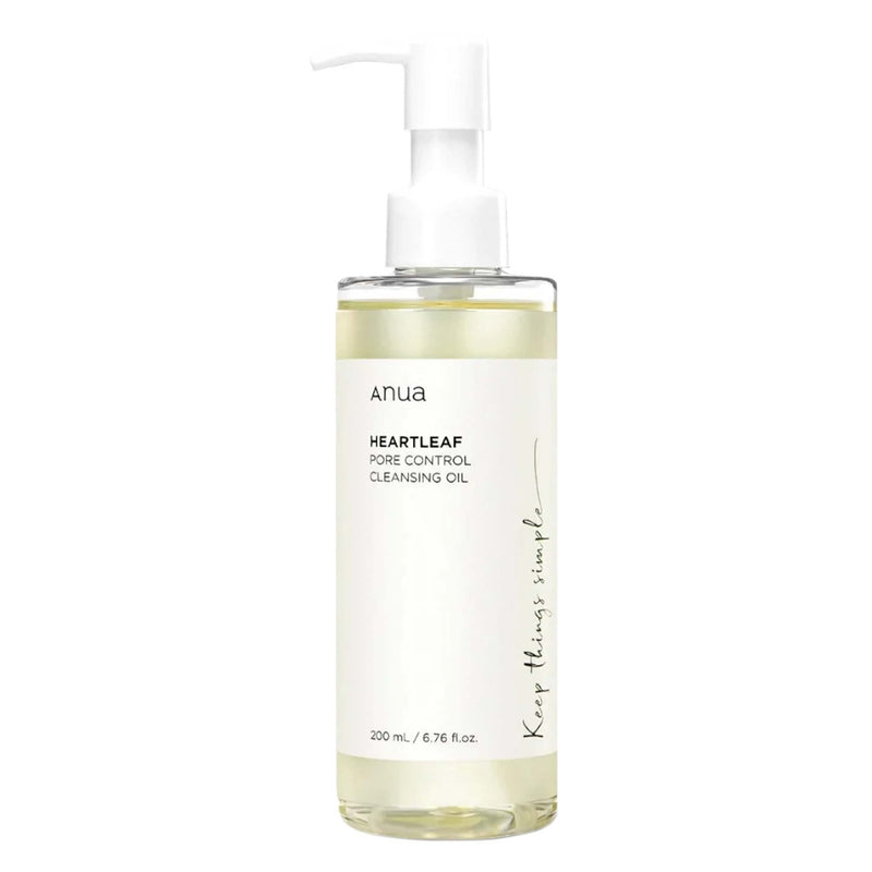 Anua - Heartleaf Pore Control Cleansing Oil – Purifying Makeup - Removing Oil | Soothes & Unclogs Pores - San Ha Co