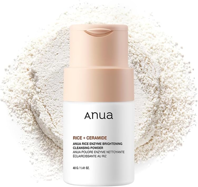 ANUA – Pó de Limpeza Clareador com Enzimas de Arroz - San Ha Co
