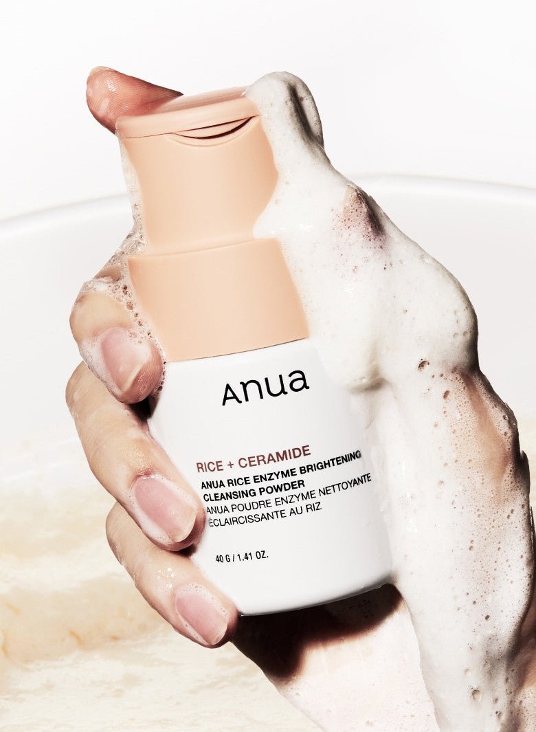 ANUA – Pó de Limpeza Clareador com Enzimas de Arroz - San Ha Co
