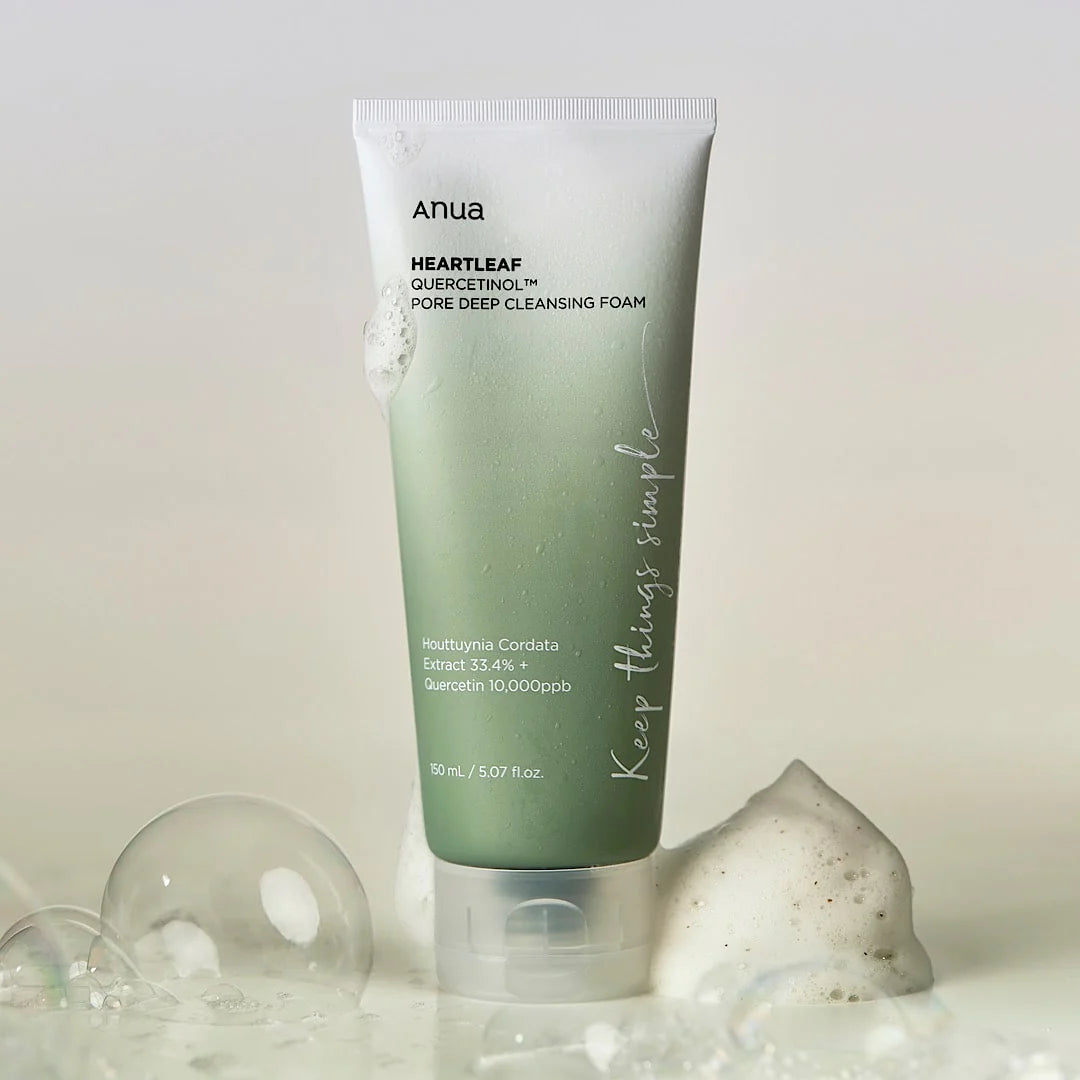 ANUA – Heartleaf + Quercetinol Deep Pore Cleansing Foam