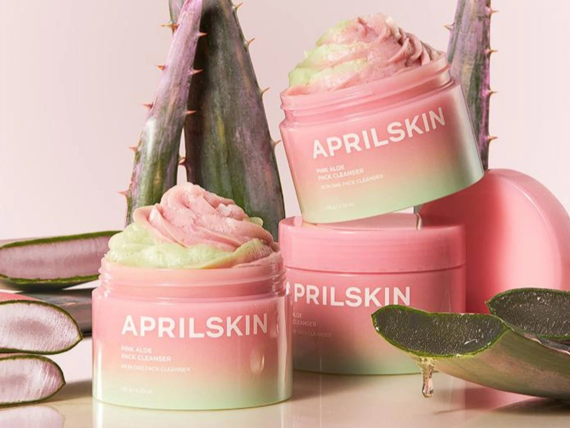APRILSKIN - Pink Aloe Pack Cleanser - San Ha Co