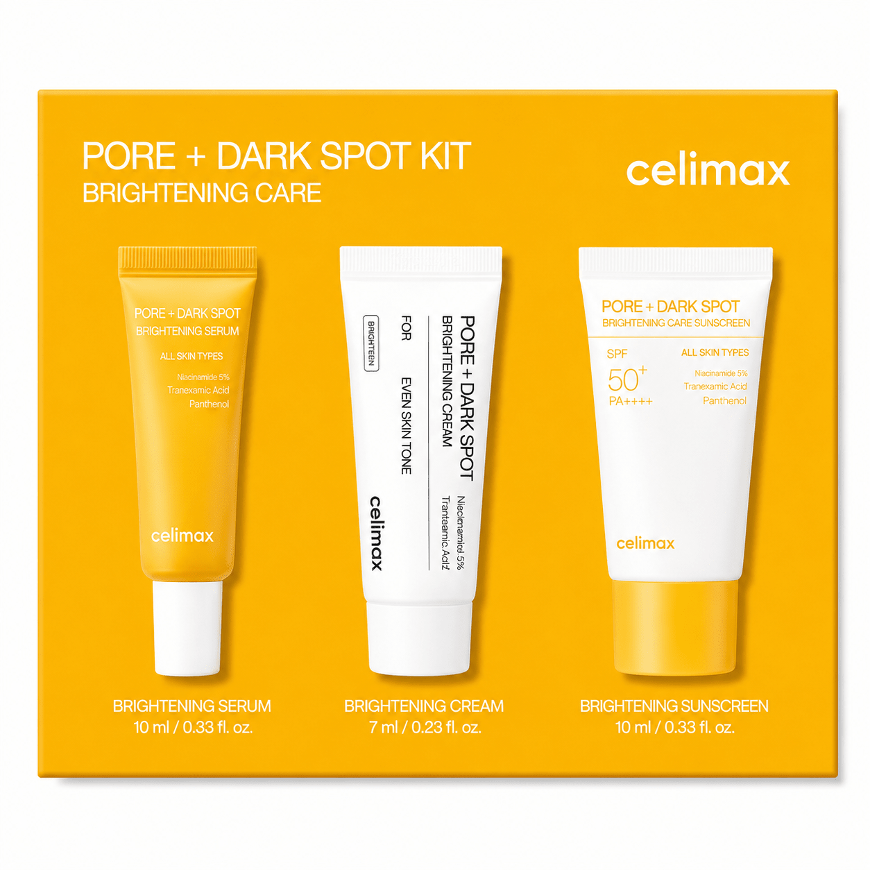 Celimax - Pore + Dark Spot Brightening Care Kit - San Ha Co