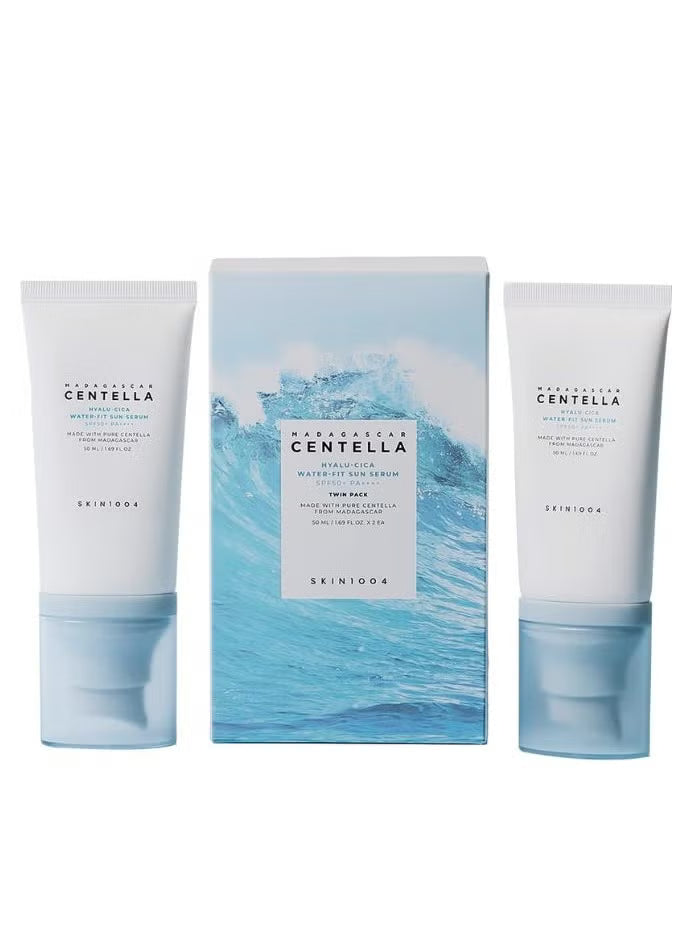 SKIN1004 - Madagascar Centella Hyalu-Cica Water-Fit Sun Serum SPF50+ PA++++ 2unidades