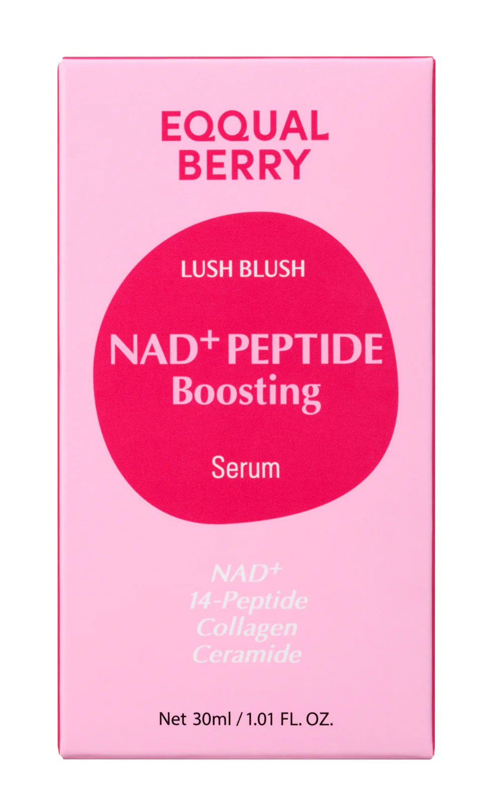 EQQUALBERRY - Lush Blush NAD+ Peptide Boosting Serum - San Ha Co