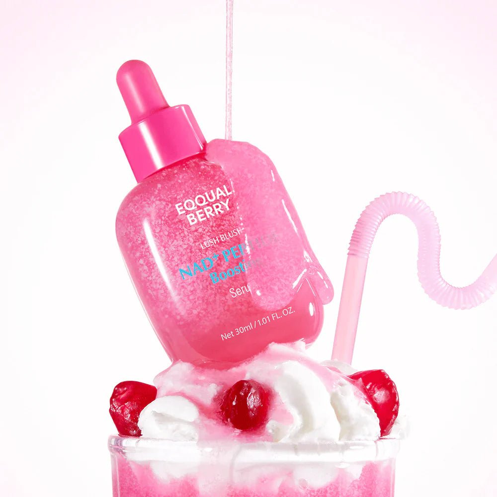 EQQUALBERRY - Lush Blush NAD+ Peptide Boosting Serum - San Ha Co