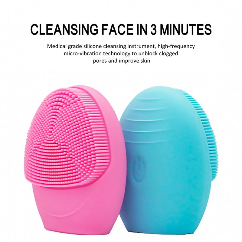 Escova de Limpeza Facial de Silicone - San Ha Co