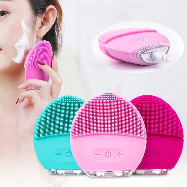 Escova de Limpeza Facial de Silicone - San Ha Co