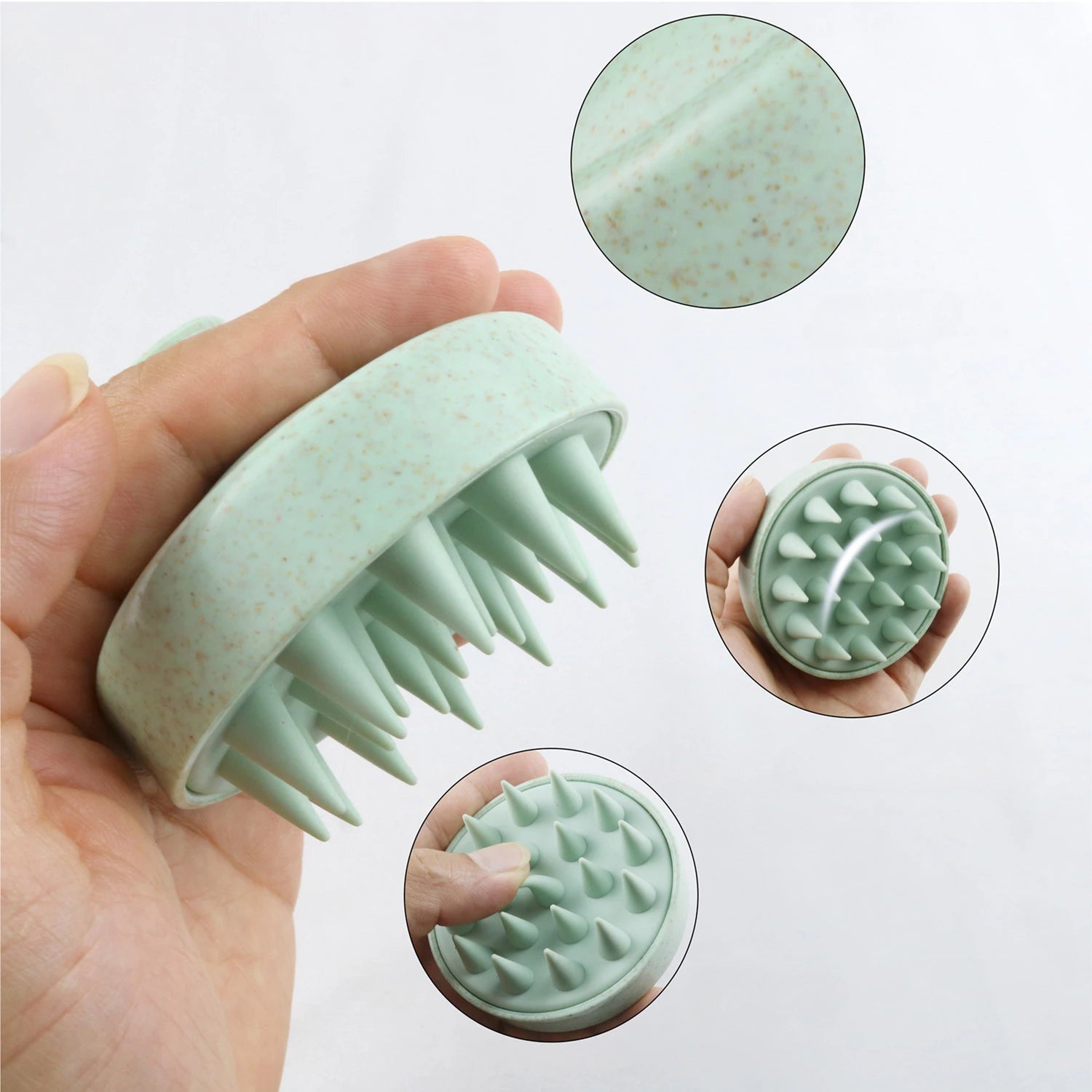Escova de Massagem para Couro Cabeludo - San Ha Co