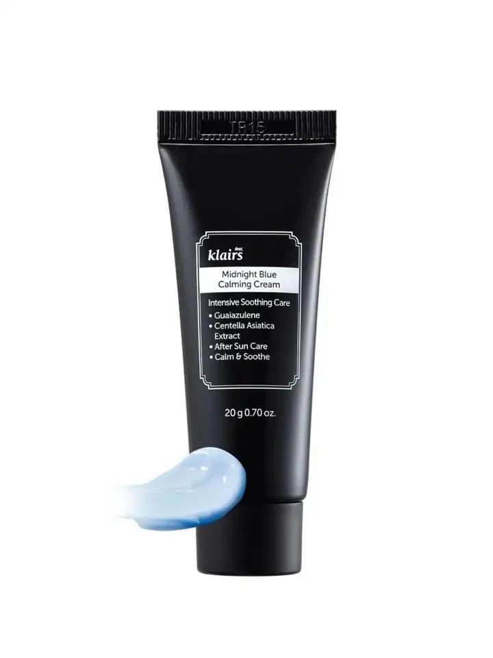 Klairs Midnight Blue Calming Cream 20ml – Soothing & Redness - Relief Moisturizer for Sensitive Skin - San Ha Co