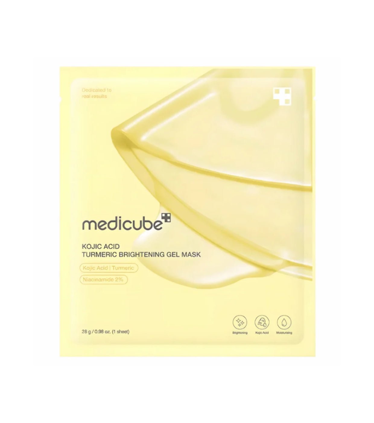 Medicube - Kojic Acid Turmeric Brightening Gel Mask - San Ha Co