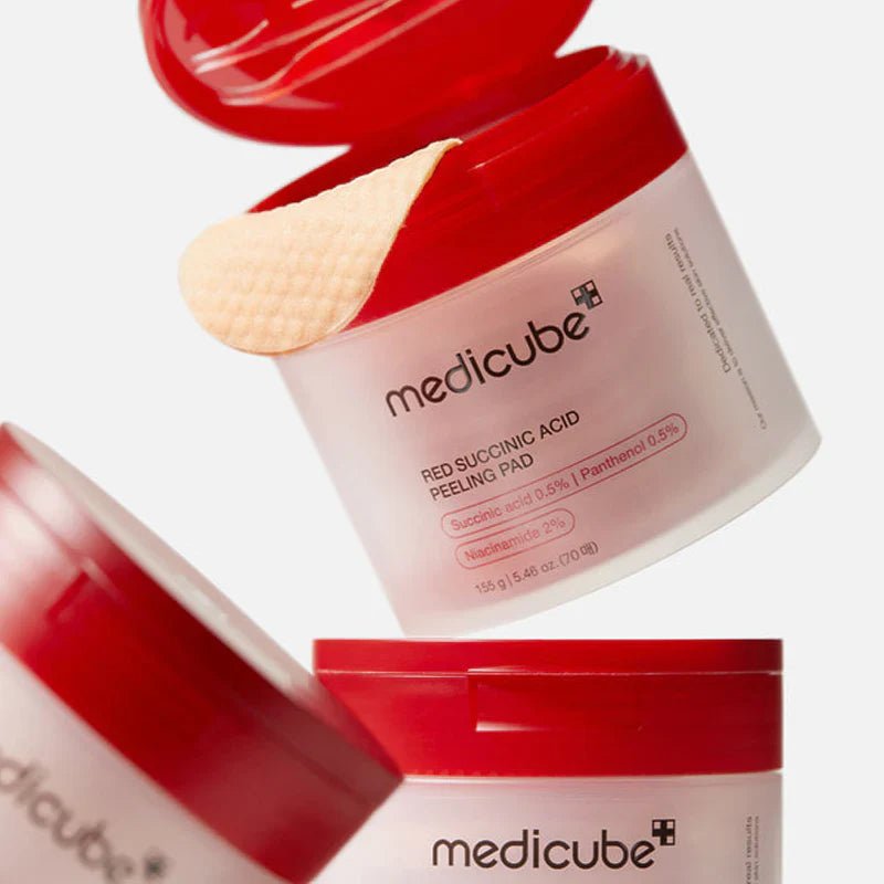 Medicube Red Succinic Acid Peeling - Discos esfoliantes - San Ha Co