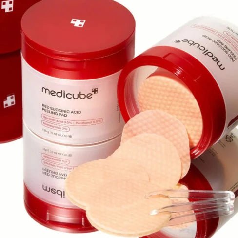 Medicube Red Succinic Acid Peeling - Discos esfoliantes - San Ha Co