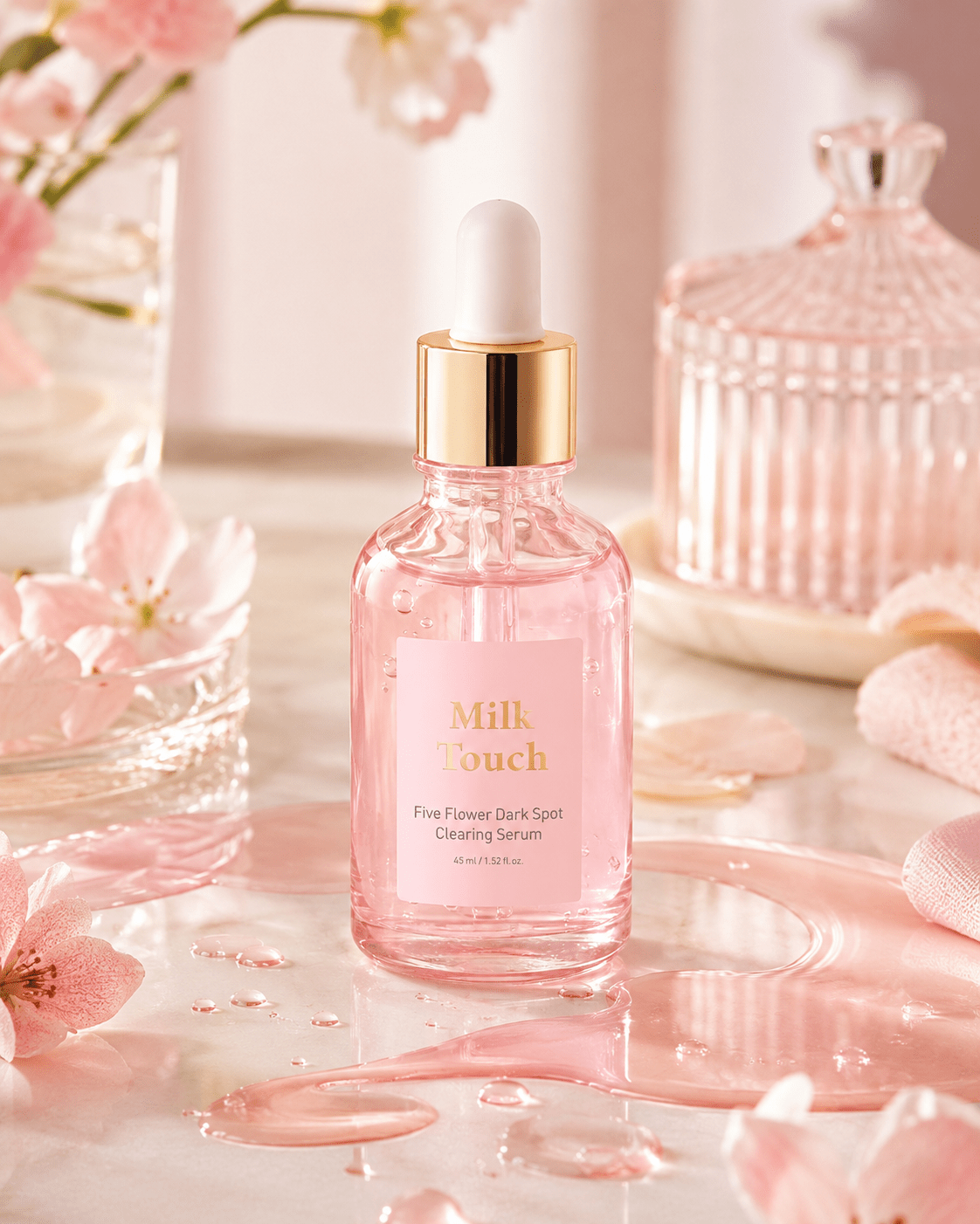 Milk Touch - Five Flower Dark Spot Clearing Serum - San Ha Co
