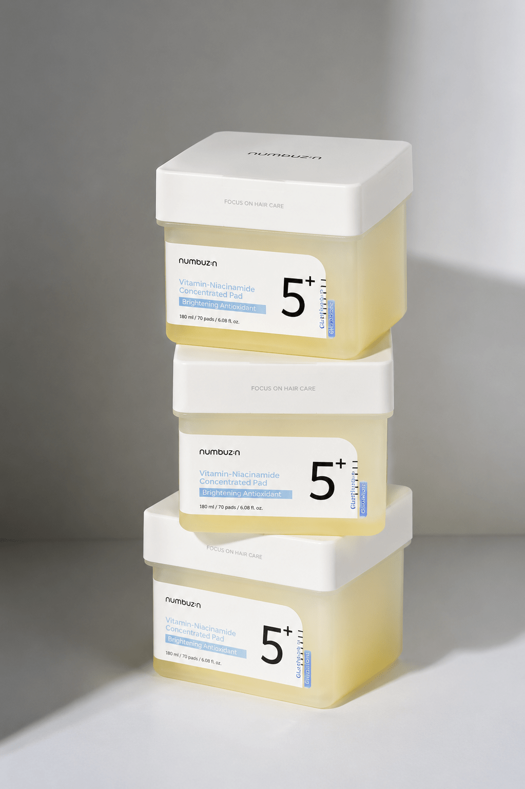 Numbuzin No.5+ - Glutathione Vitamin Concentrated Toner Pads - San Ha Co