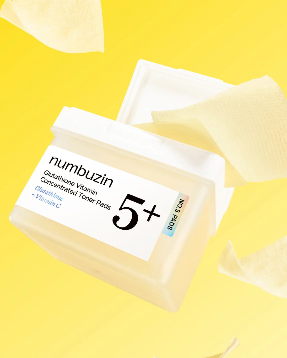 Numbuzin No.5+ - Glutathione Vitamin Concentrated Toner Pads - San Ha Co