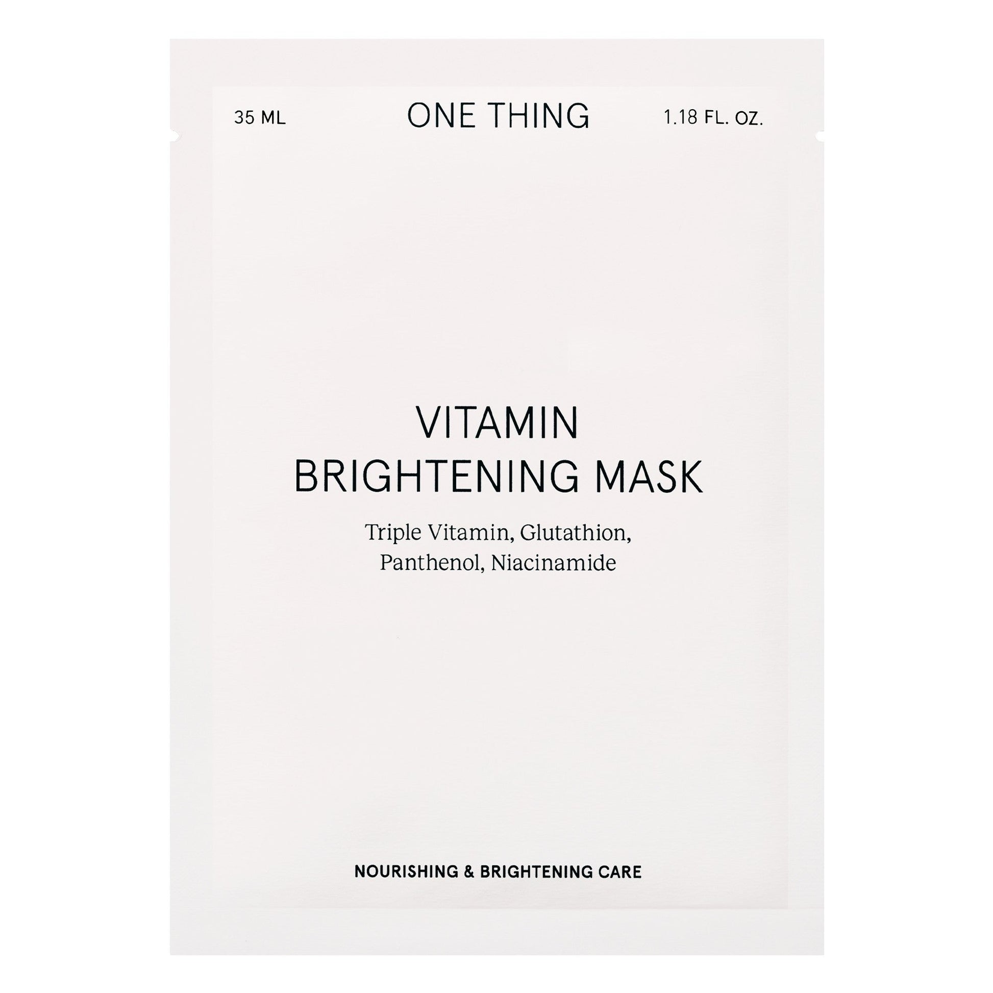 One Thing Vitamin Brightening Mask - San Ha Co