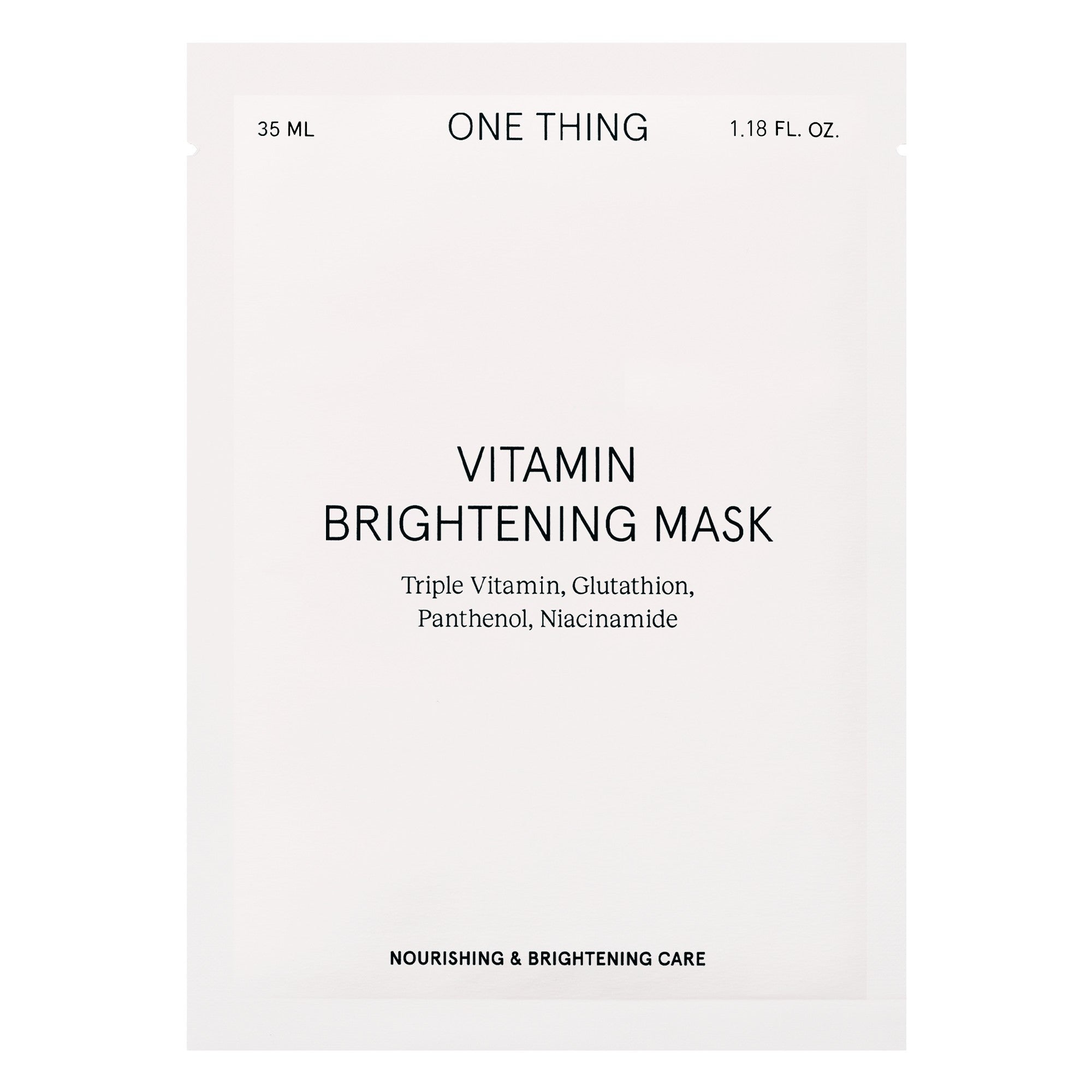 One Thing Vitamin Brightening Mask - San Ha Co