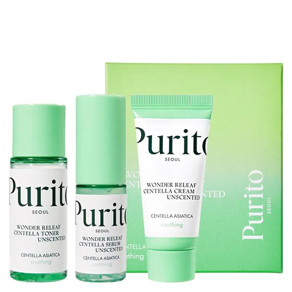 Purito Seoul - Wonder Releaf Centella Mini Kit Unscented - San Ha Co