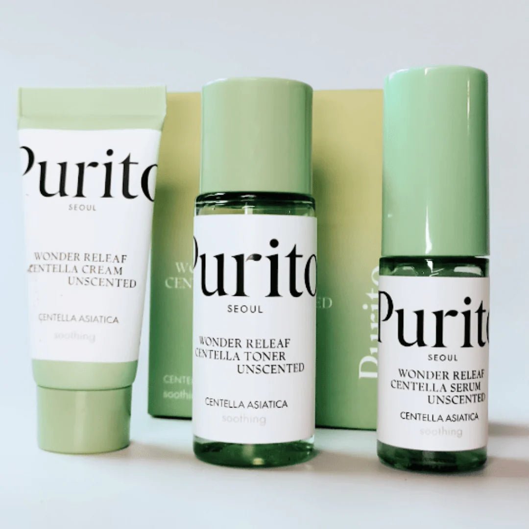 Purito Seoul - Wonder Releaf Centella Mini Kit Unscented - San Ha Co