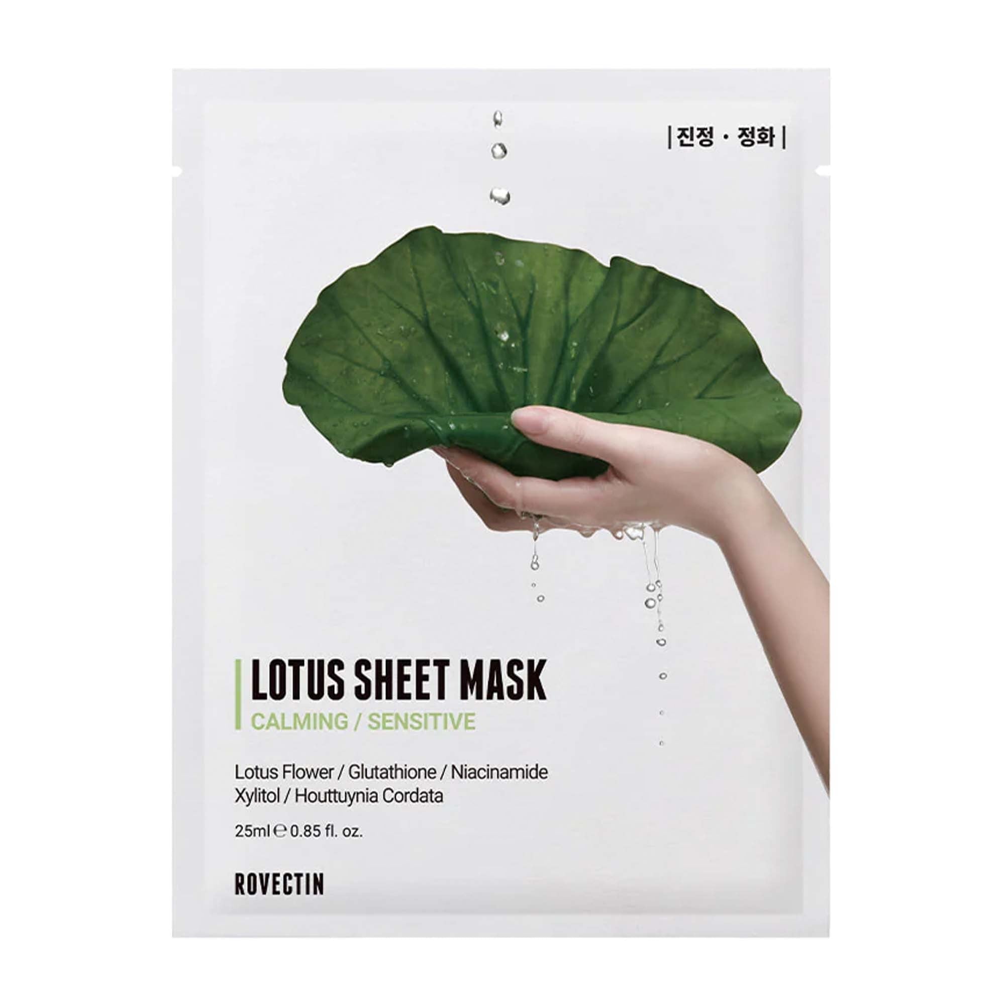 Rovectin Calming Lotus Sheet Mask - San Ha Co