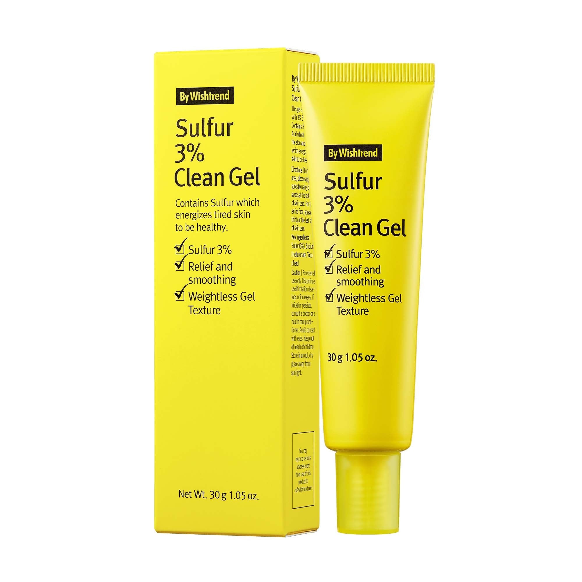 Sulfur 3% Clean Gel – Acne & Oil Control Spot Treatment | Clear Pores & Reduce Breakouts - San Ha Co