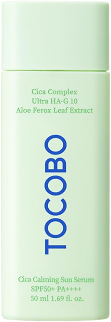 TOCOBO – Sérum Protetor Solar Calmante Cica SPF50+ PA++++ - San Ha Co