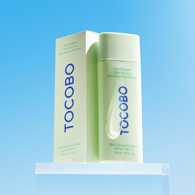 TOCOBO – Sérum Protetor Solar Calmante Cica SPF50+ PA++++ - San Ha Co